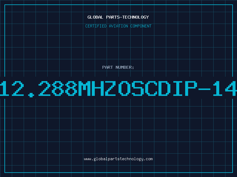 Aviation Part 12.288MHZOSCDIP-14
