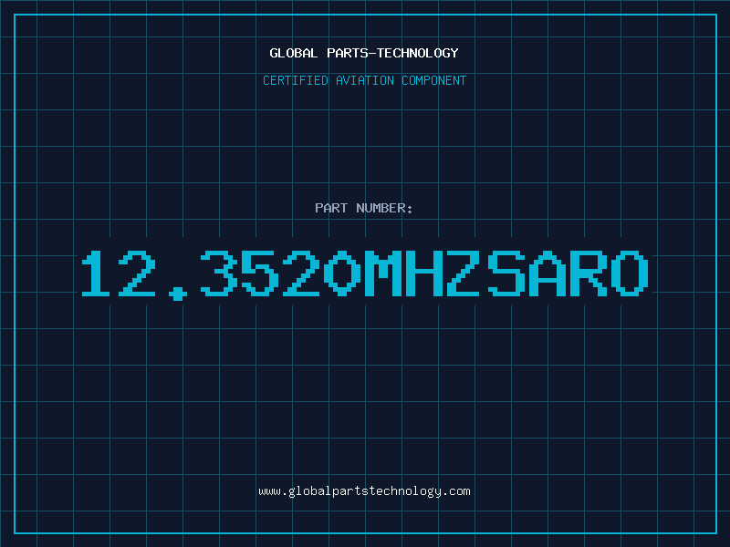Aviation Part 12.3520MHZSARO