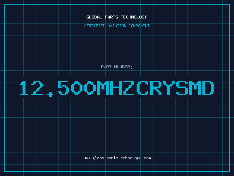 Aviation Part 12.500MHZCRYSMD