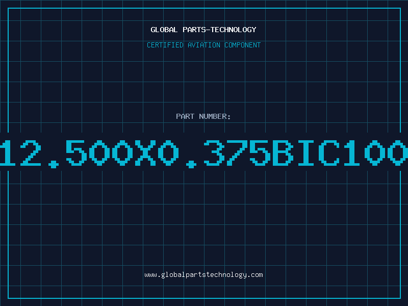 Aviation Part 12.500X0.375BIC100