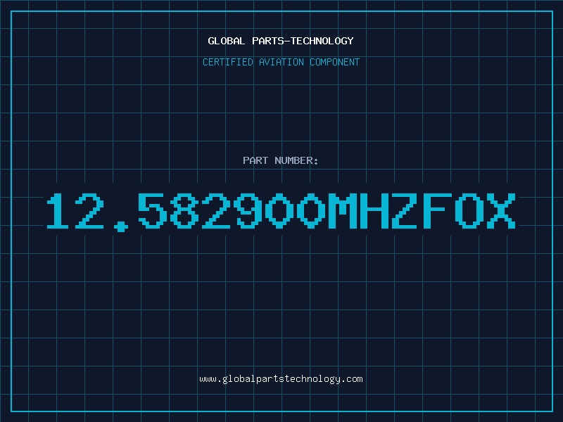 Aviation Part 12.582900MHZFOX