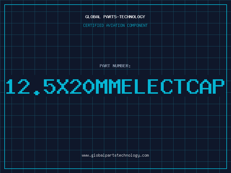 Aviation Part 12.5X20MMELECTCAP