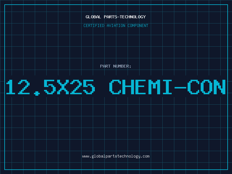 Aviation Part 12.5X25 CHEMI-CON