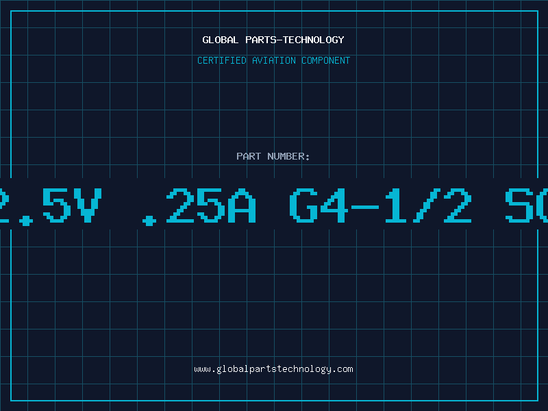 Aviation Part 12.5v .25A G4-1/2 Scr