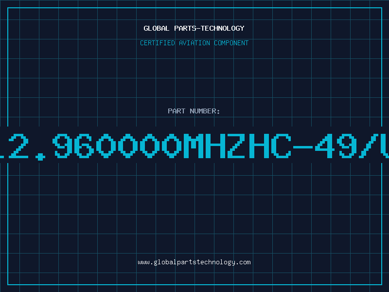 Aviation Part 12.960000MHZHC-49/U