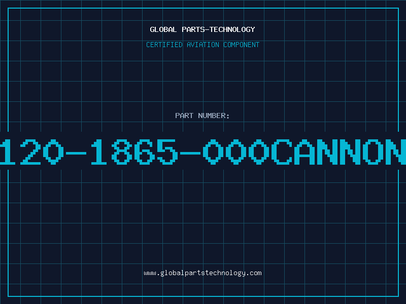 Aviation Part 120-1865-000CANNON