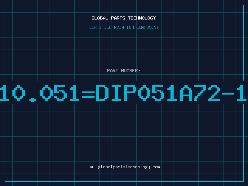 Aviation Part 1210.051=DIP051A72-12L