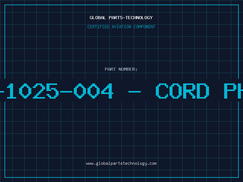 Aviation Part 123-1025-004 - CORD PHONE