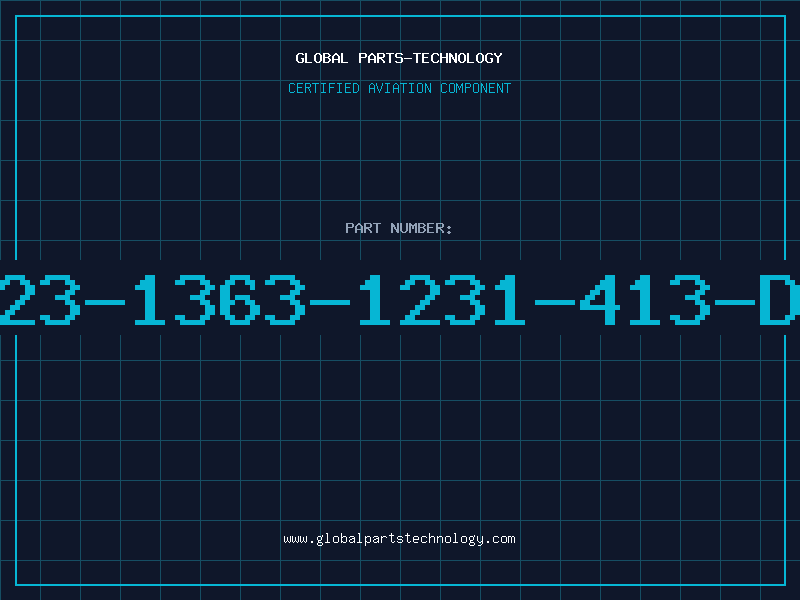 Aviation Part 123-1363-1231-413-DL