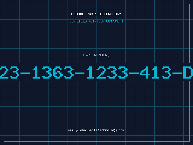 Aviation Part 123-1363-1233-413-DL