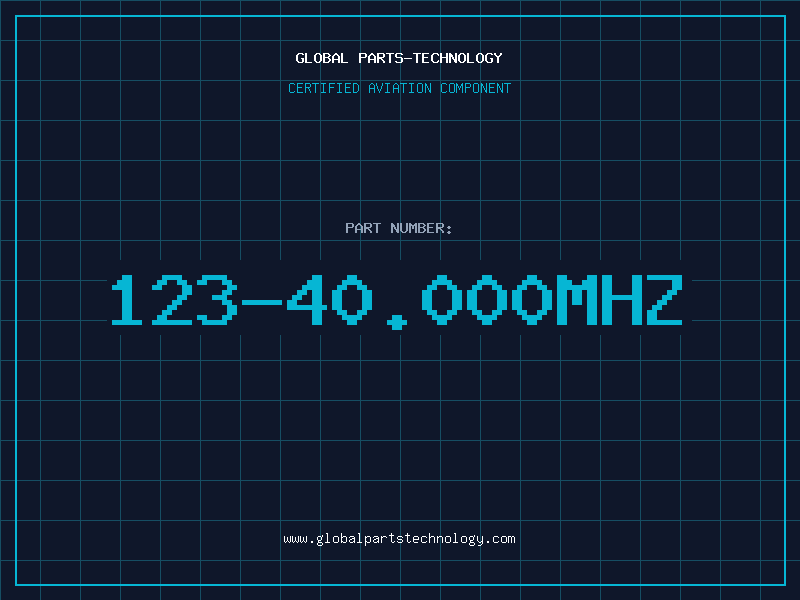 Aviation Part 123-40.000MHZ