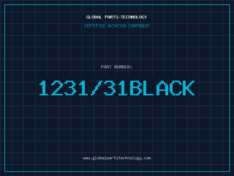 Aviation Part 1231/31BLACK