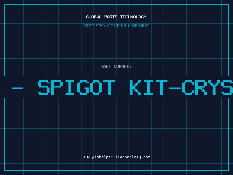 Aviation Part 12320-1QCP205 - SPIGOT KIT-CRYSTALITE COPPER