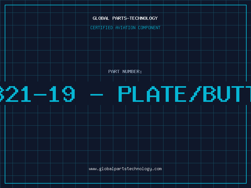 Aviation Part 12321-19 - PLATE/BUTTON