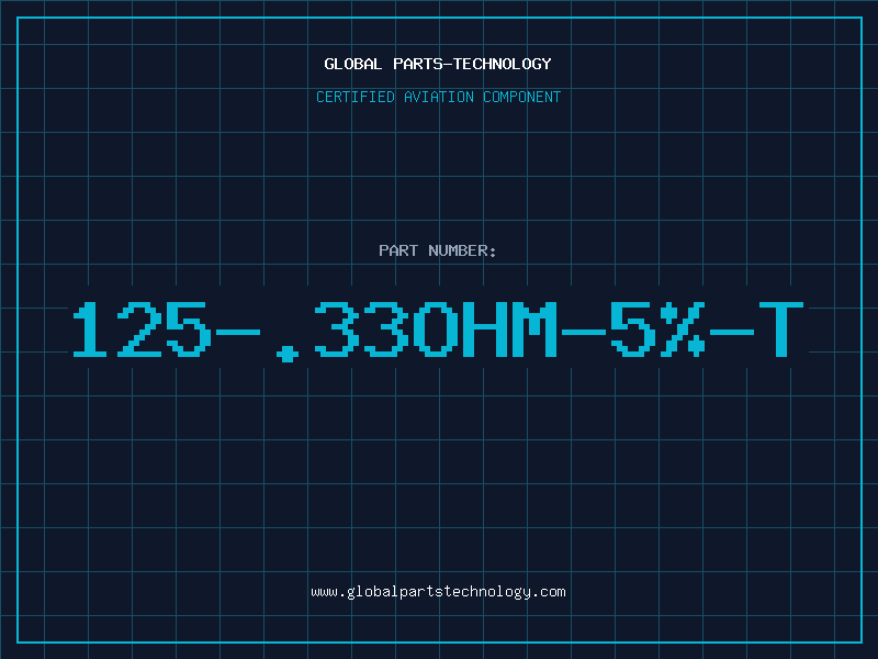 Aviation Part 125-.33OHM-5%-T