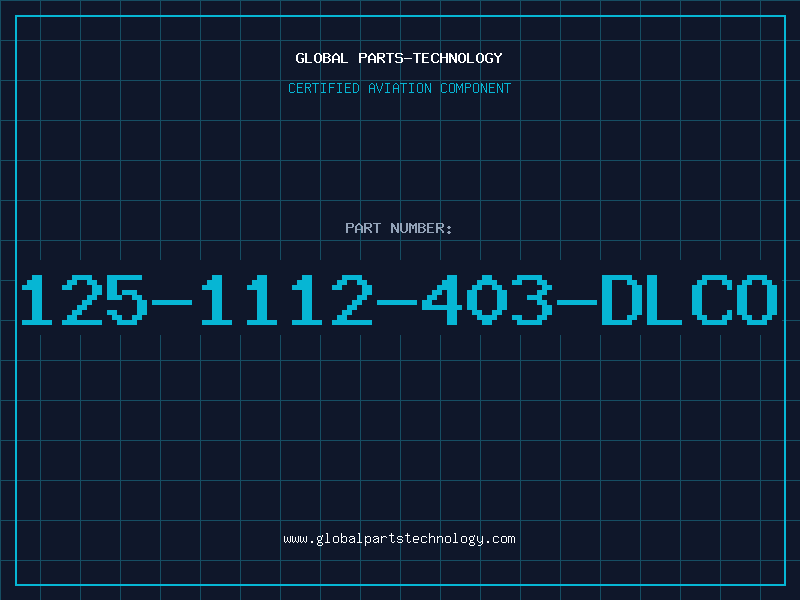 Aviation Part 125-1112-403-DLCO