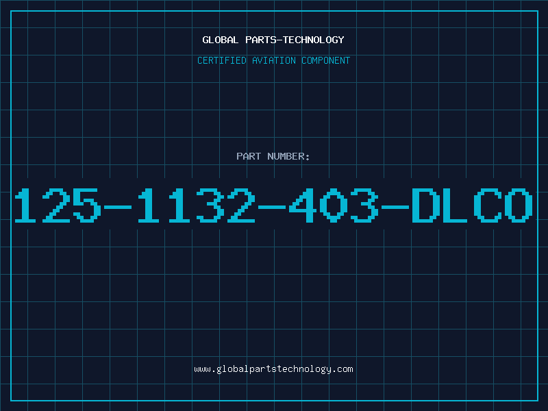 Aviation Part 125-1132-403-DLCO