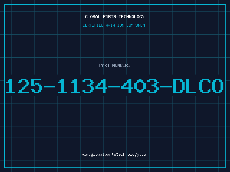 Aviation Part 125-1134-403-DLCO