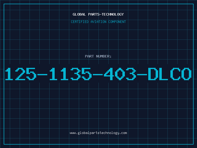 Aviation Part 125-1135-403-DLCO