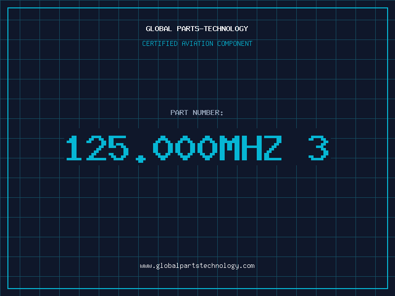 Aviation Part 125.000MHZ 3