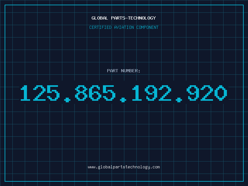 Aviation Part 125.865.192.920