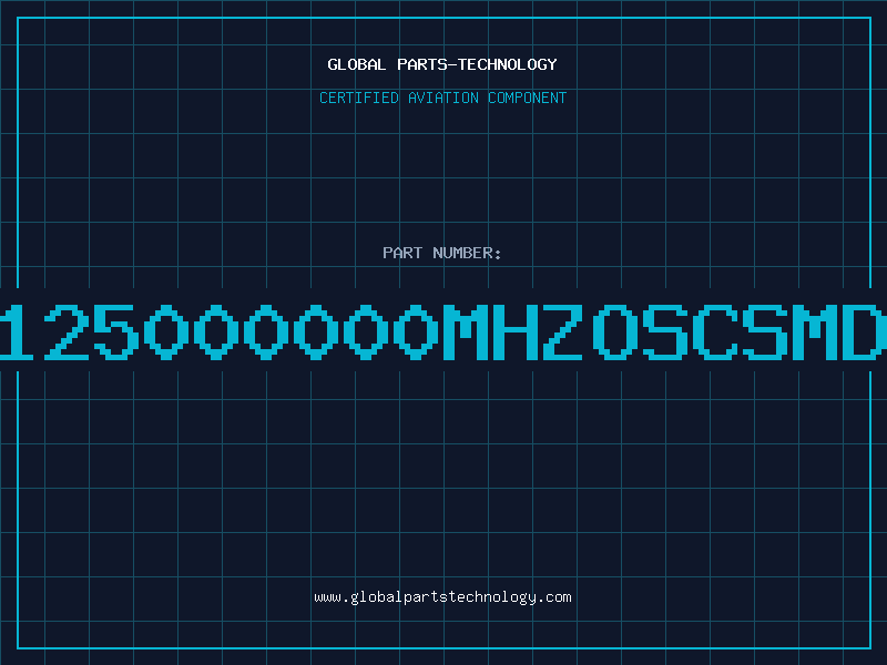 Aviation Part 125000000MHZOSCSMD