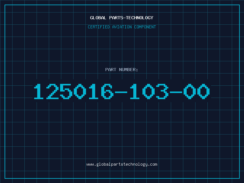 Aviation Part 125016-103-00