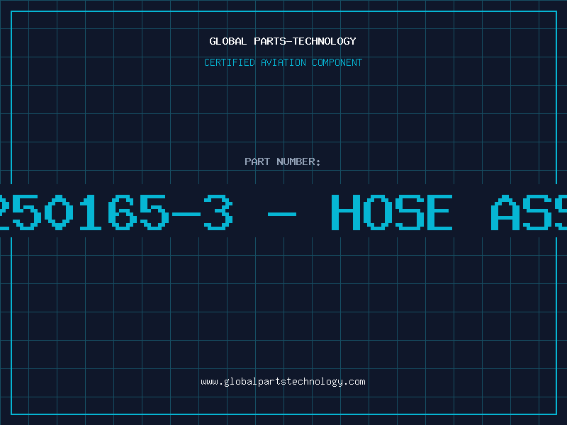 Aviation Part 1250165-3 - HOSE ASSY