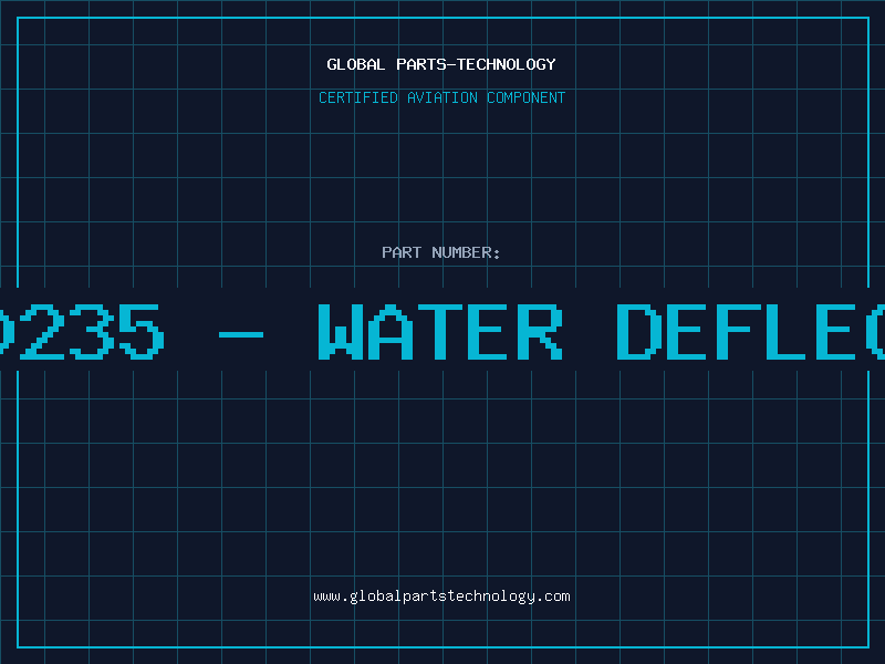 Aviation Part 1250235 - WATER DEFLECTOR
