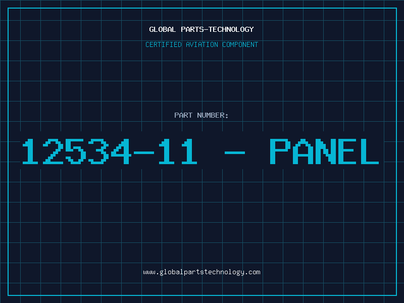 Aviation Part 12534-11 - PANEL