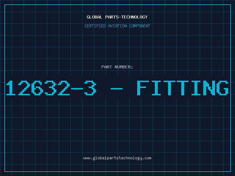 Aviation Part 12632-3 - FITTING