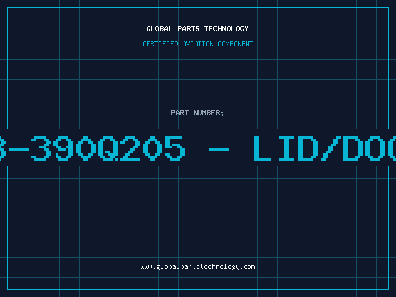 Aviation Part 12670-3-390Q205 - LID/DOOR STAY
