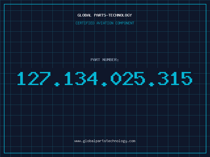 Aviation Part 127.134.025.315
