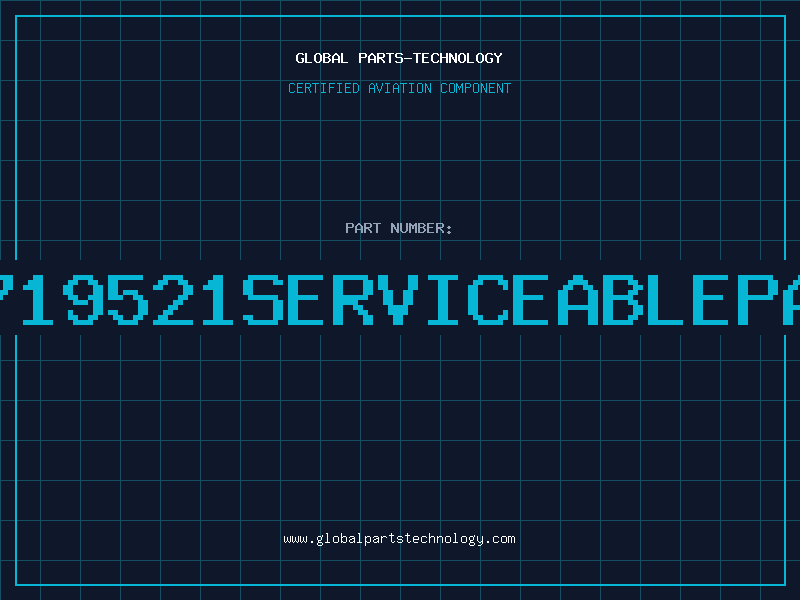 Aviation Part 12719521serviceablepart