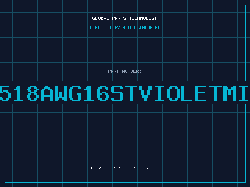 Aviation Part 127518AWG16STVIOLETMIL60