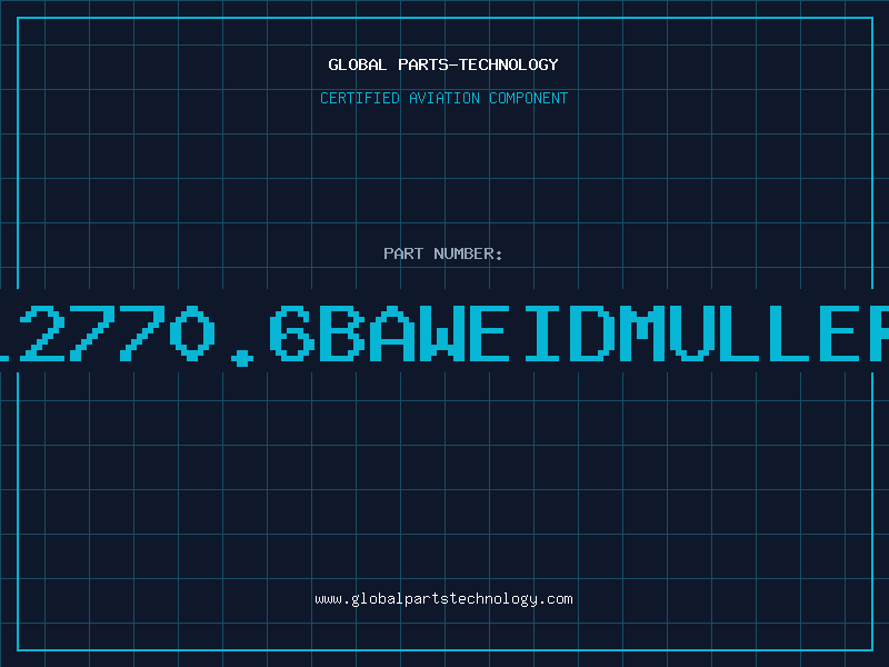 Aviation Part 12770.6BAWeidmuller