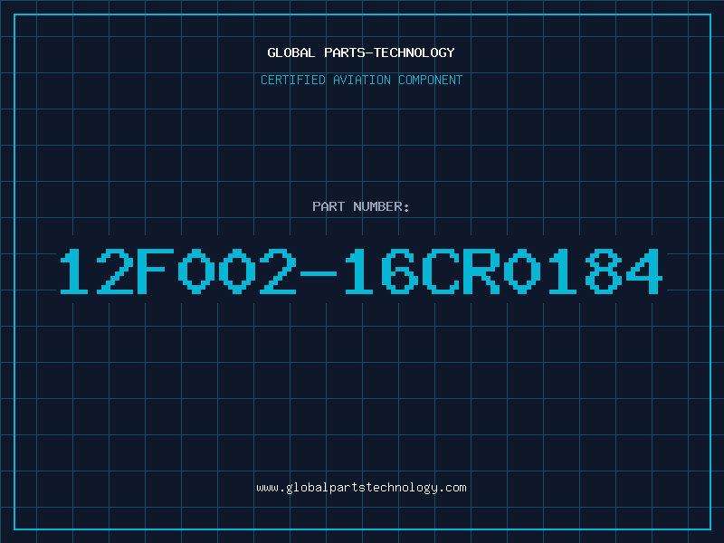 Aviation Part 12F002-16CR0184