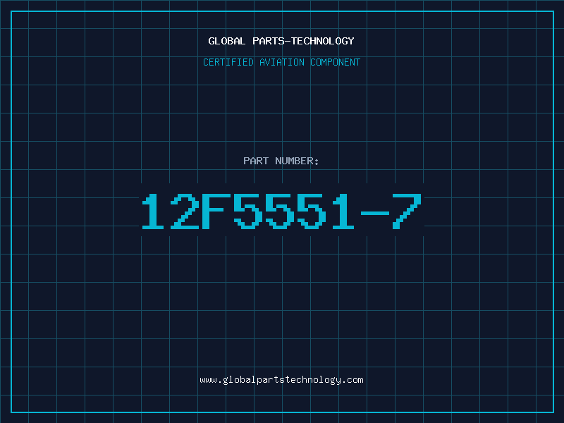 Aviation Part 12F5551-7