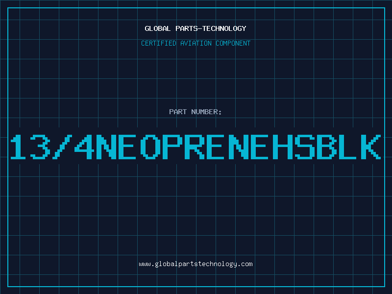 Aviation Part 13/4NEOPRENEHSBLK
