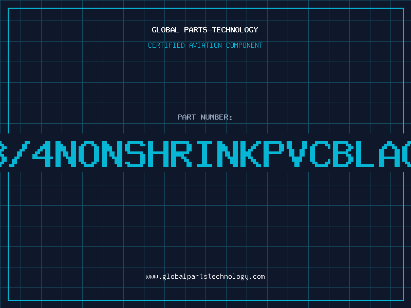 Aviation Part 13/4NONSHRINKPVCBLACK