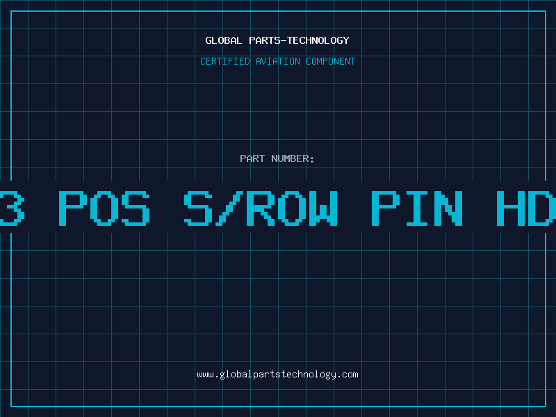 Aviation Part 13 POS S/ROW PIN HDR