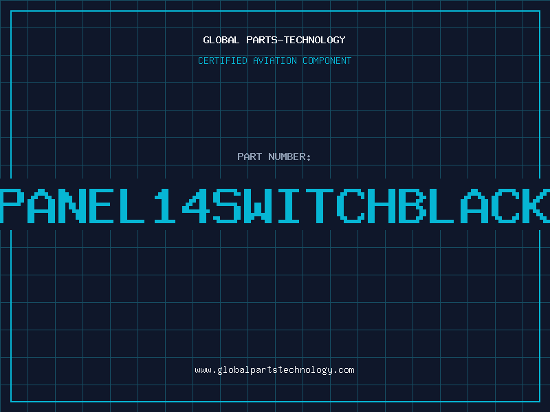 Aviation Part 13-1120Panel14SwitchBlackWrinkle