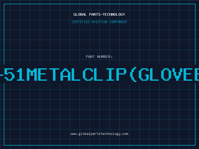 Aviation Part 13-51MetalClip(GloveBox