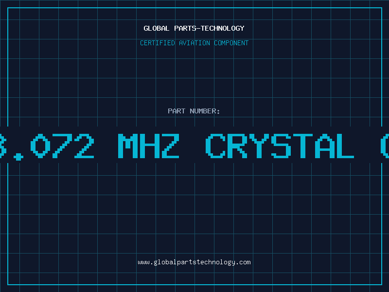 Aviation Part 13.072 MHZ CRYSTAL OS