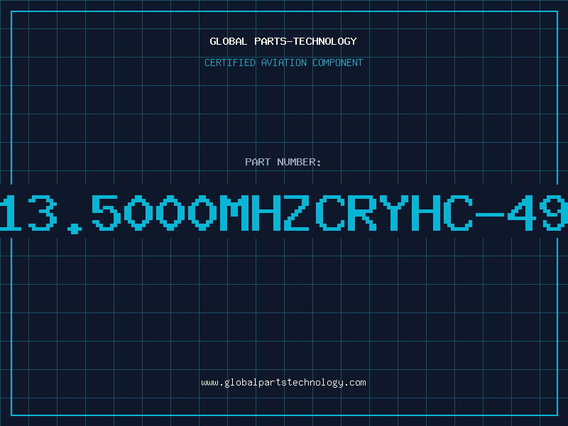 Aviation Part 13.5000MHZCRYHC-49