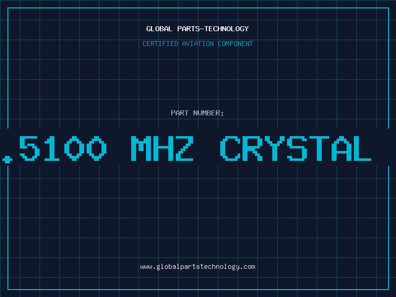 Aviation Part 13.5100 MHZ CRYSTAL OS