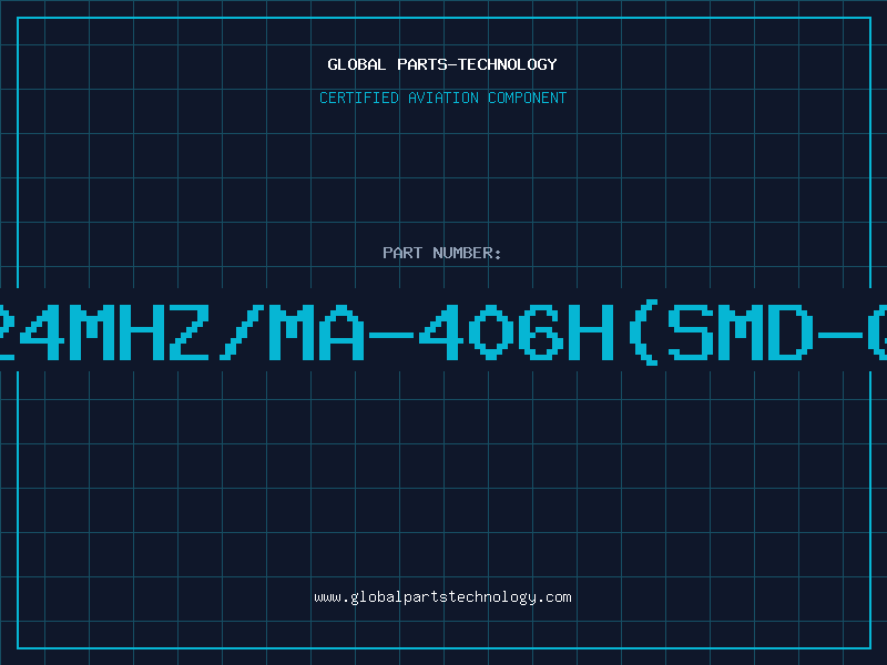 Aviation Part 13.824MHz/MA-406H(SMD-QUARZ
