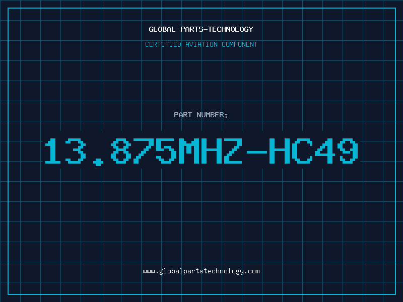 Aviation Part 13.875MHZ-HC49