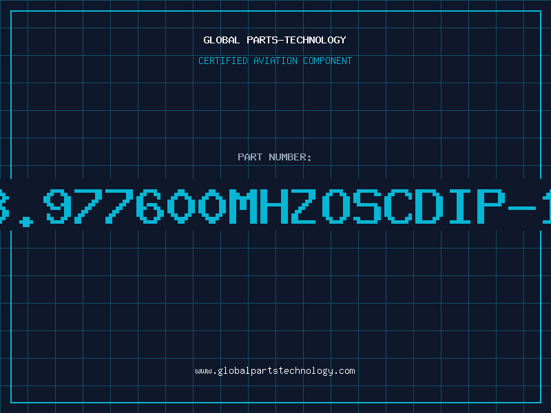 Aviation Part 13.977600MHZOSCDIP-14