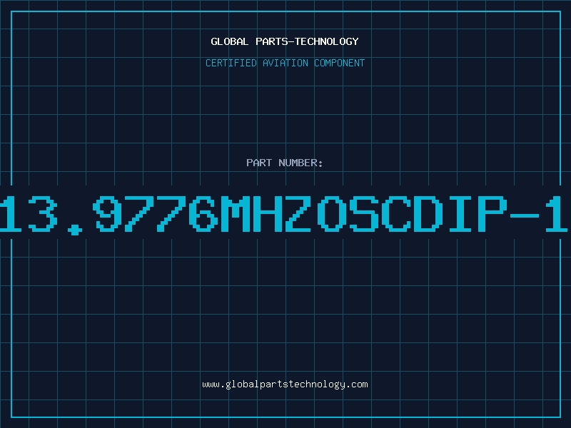 Aviation Part 13.9776MHZOSCDIP-1